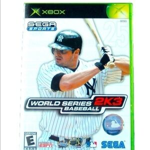 𝅺42. WORLD Series Baseball 2K3 XBOX Video Game